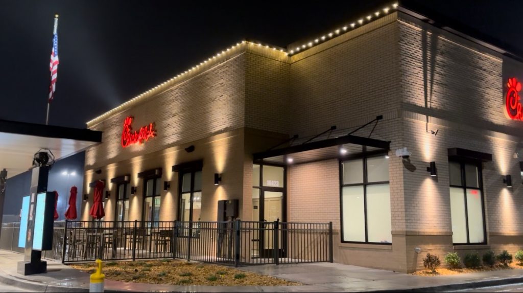 Chick-Fil-A Christmas Lights by Lights Around Virginia