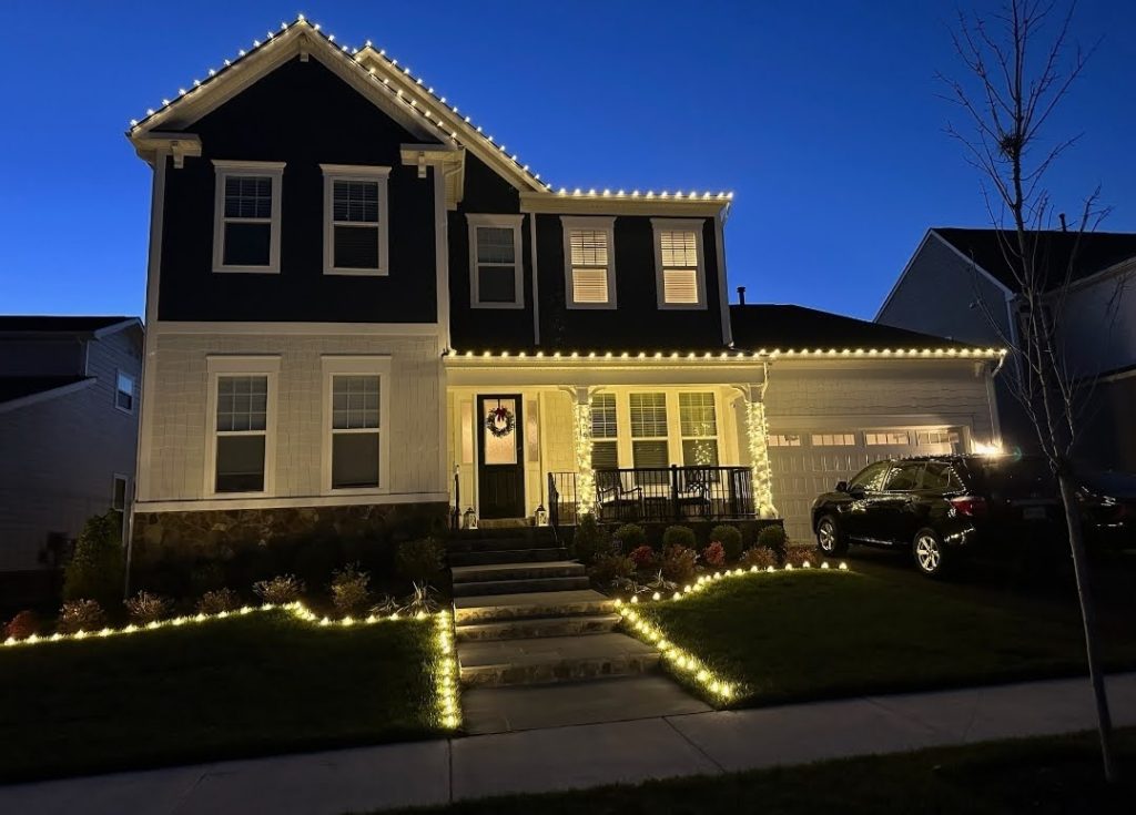 warm white lights for Christmas by Lights Around