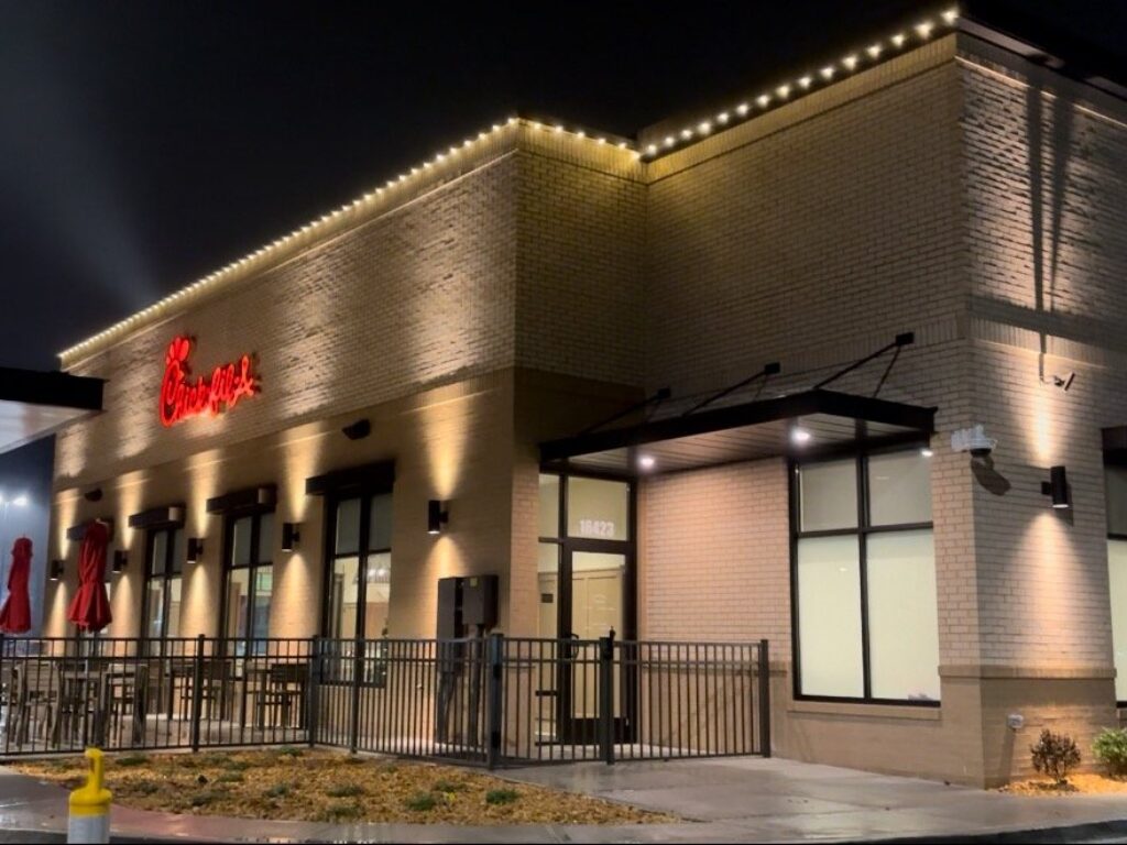 Chick-Fil-A Christmas Lights by Lights Around Virginia